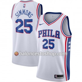 Camiseta Hombre NBA Philadelphia 76ers Ben Simmons 25 2019-20 Nike Association Edition Swingman